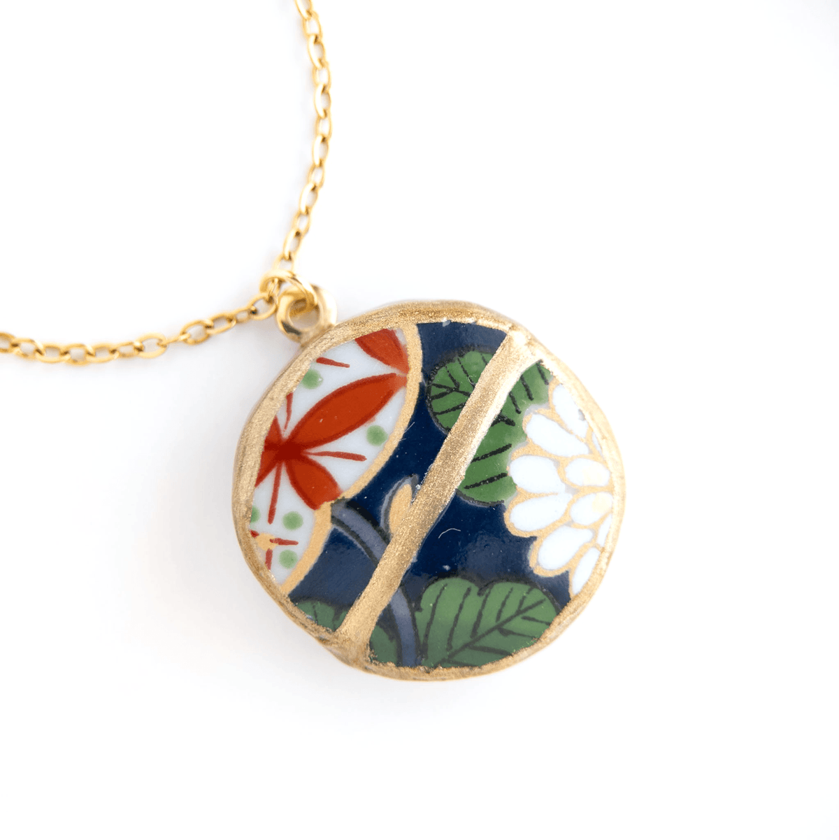 Ware Kintsugi Necklace - Blue White