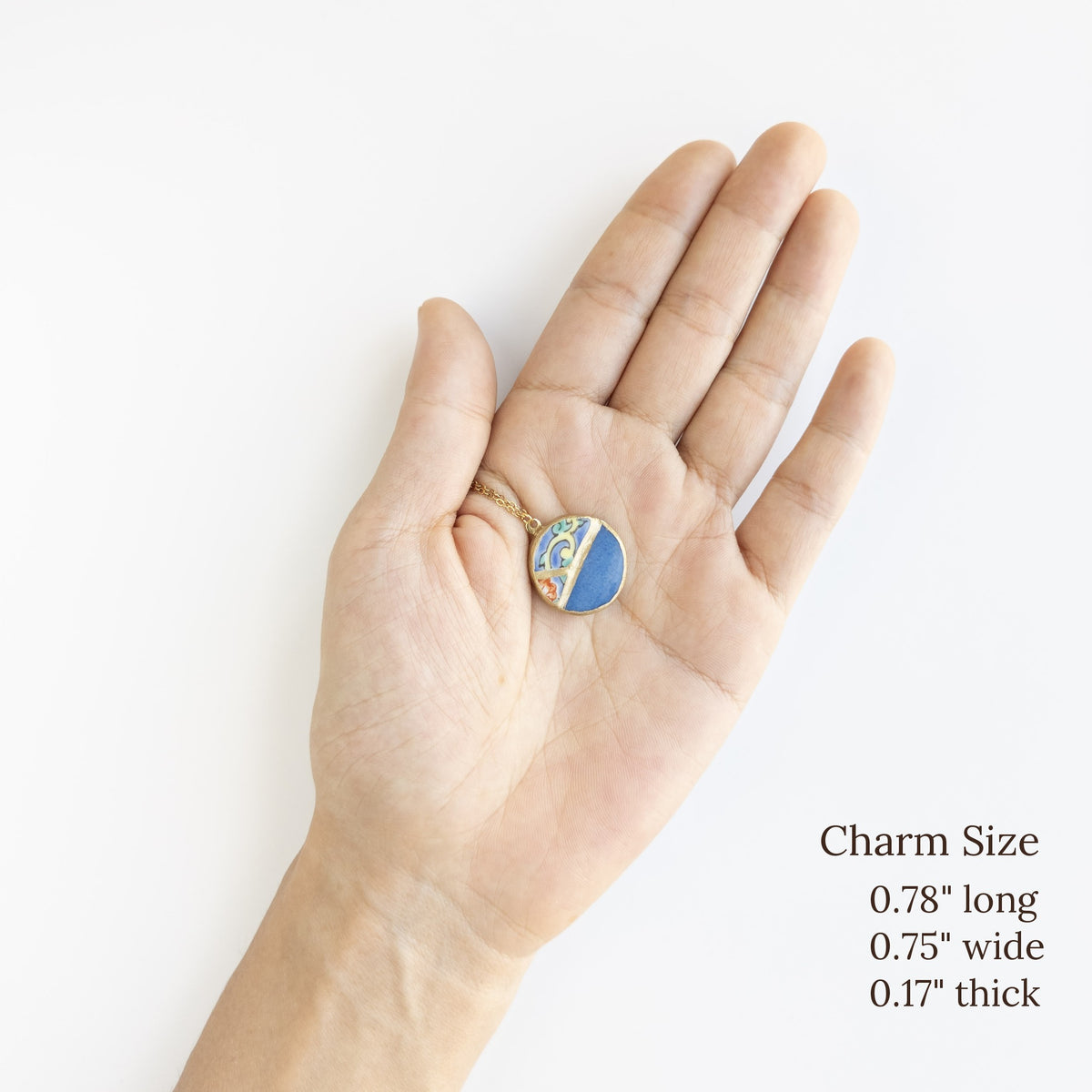 Yobitsugi Kintsugi Necklace - Blue