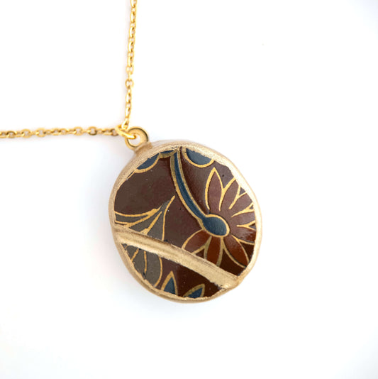 Ware Kintsugi Necklace - Brown