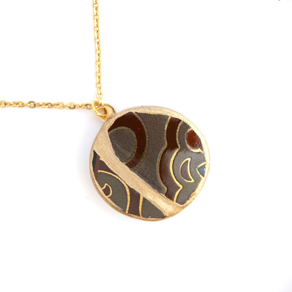 Ware Kintsugi Necklace - Brown