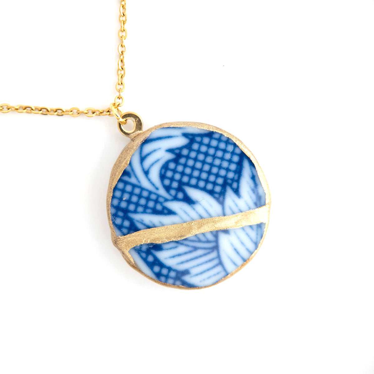 Ware Kintsugi Necklace - Blue