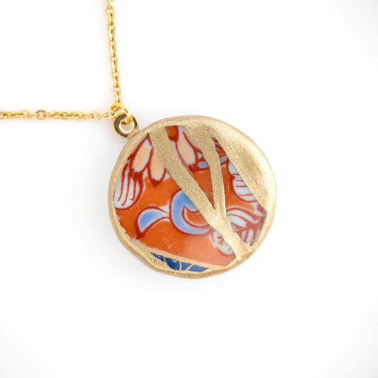 Ware Kintsugi Necklace - Orange