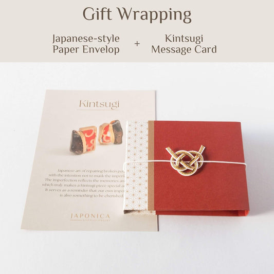 Gift Wrapping-Kintsugi jewelry-Japanese pottery jewelry-JAPONICA