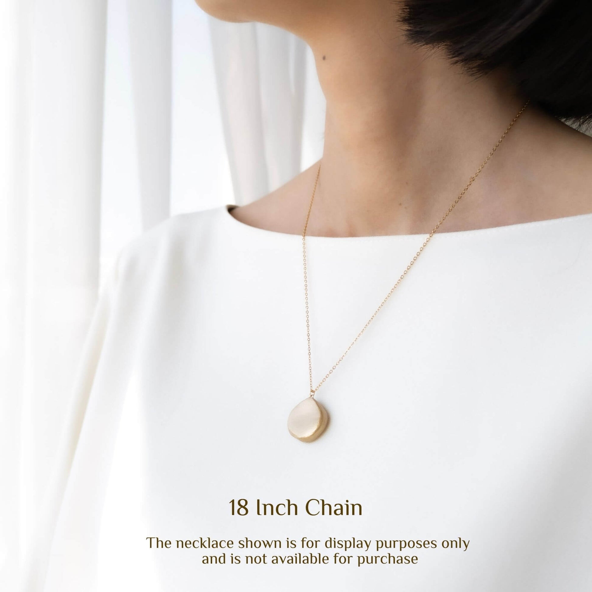 Kintsugi necklace length reference