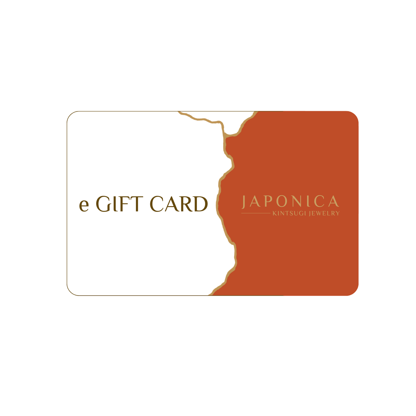 Gift Card-Kintsugi Gift Cards-Japanese pottery jewelry-JAPONICA